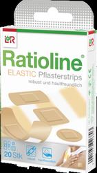 Produktbild von RATIOLINE elastic Pflasterstrips in 4 Größen 20 St