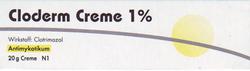 Produktbild von CLODERM Creme 1% 20 g