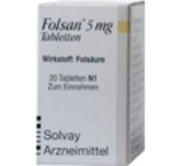 Produktbild von FOLSAN 5 mg Tabletten 20 St