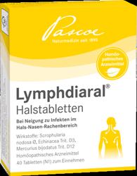 Produktbild von LYMPHDIARAL HALSTABLETTEN 40 St