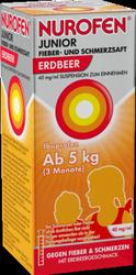 Produktbild von NUROFEN Junior Fieber-u.Schmerzsaft Erdbe.40 mg/ml 150 ml