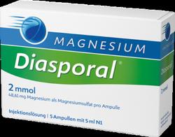 Produktbild von MAGNESIUM DIASPORAL 2 mmol Ampullen 5X5 ml