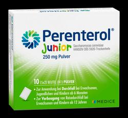 Produktbild von PERENTEROL Junior 250 mg Pulver Btl. 10 St