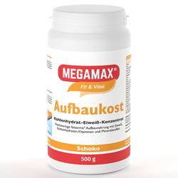 Produktbild von MEGAMAX Aufbaukost Schoko Pulver 500 g