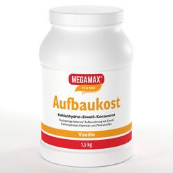 Produktbild von MEGAMAX Aufbaukost Vanille Pulver 1.5 kg
