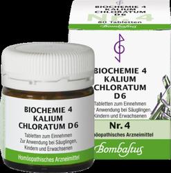 Produktbild von BIOCHEMIE 4 Kalium chloratum D 6 Tabletten 80 St