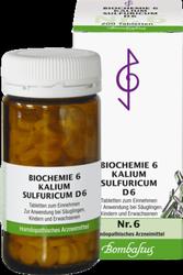 Produktbild von BIOCHEMIE 6 Kalium sulfuricum D 6 Tabletten 200 St