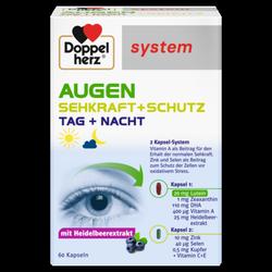 Produktbild von DOPPELHERZ Augen Sehkraft+Schutz system Kapseln 60 St