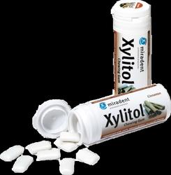 Produktbild von MIRADENT Xylitol Zahnpflegekaugummi Zimt 30 St