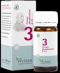 Produktbild von BIOCHEMIE Pflüger 3 Ferrum phosphoricum D 12 Tabl. 100 St