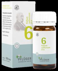 Produktbild von BIOCHEMIE Pflüger 6 Kalium sulfuricum D 6 Tabl. 100 St