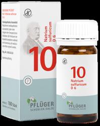 Produktbild von BIOCHEMIE Pflüger 10 Natrium sulfuricum D 6 Tabl. 100 St