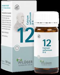 Produktbild von BIOCHEMIE Pflüger 12 Calcium sulfuricum D 6 Tabl. 100 St