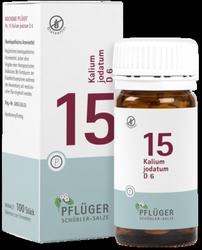 Produktbild von BIOCHEMIE Pflüger 15 Kalium jodatum D 6 Tabletten 100 St