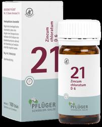 Produktbild von BIOCHEMIE Pflüger 21 Zincum chloratum D 6 Tabl. 100 St