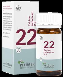 Produktbild von BIOCHEMIE Pflüger 22 Calcium carbonicum D 6 Tabl. 100 St