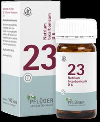 Produktbild von BIOCHEMIE Pflüger 23 Natrium bicarbonicum D 6 Tab. 100 St