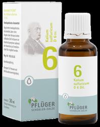 Produktbild von BIOCHEMIE Pflüger 6 Kalium sulfuricum D 6 Tropfen 30 ml