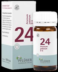 Produktbild von BIOCHEMIE Pflüger 24 Arsenum jodatum D 6 Tabletten 100 St