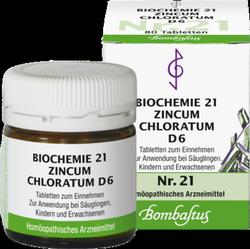 Produktbild von BIOCHEMIE 21 Zincum chloratum D 6 Tabletten 80 St