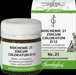 Produktbild von BIOCHEMIE 21 Zincum chloratum D 12 Tabletten 80 St
