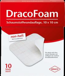 Produktbild von DRACOFOAM Schaumstoff Wundauflage 10x10 cm 10 St