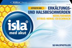Produktbild von ISLA MED akut Zitrus-Honig Pastillen 50 St