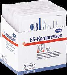Produktbild von ES-KOMPRESSEN steril 7,5x7,5 cm 8fach 25X2 St