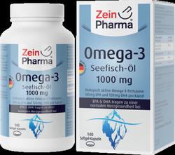 Produktbild von OMEGA-3 1000 mg Seefischöl Softgel-Kapseln hochdo. 140 St