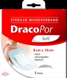 Produktbild von DRACOPOR Wundverband 8x10 cm steril 5 St