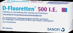 Produktbild von D FLUORETTEN 500 Tabletten 30 St