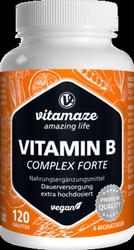 Produktbild von VITAMIN B COMPLEX extra hochdosiert vegan Tabl. 120 St