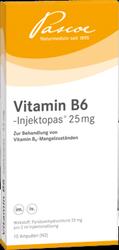 Produktbild von VITAMIN B6-INJEKTOPAS 25 mg Injektionslösung 10X2 ml