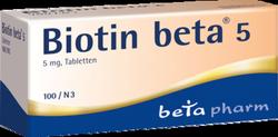 Produktbild von BIOTIN BETA 5 Tabletten 100 St
