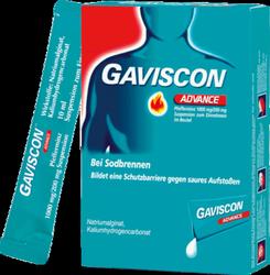 Produktbild von GAVISCON Advance Pfefferminz Suspension 12X10 ml