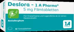 Produktbild von DESLORA-1A Pharma 5 mg Filmtabletten 6 St