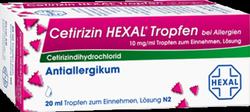 Produktbild von CETIRIZIN HEXAL Tropfen bei Allergien 20 ml
