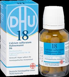 Produktbild von BIOCHEMIE DHU 18 Calcium sulfuratum D 6 Tabletten 200 St