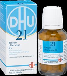 Produktbild von BIOCHEMIE DHU 21 Zincum chloratum D 6 Tabletten 200 St
