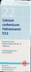 Produktbild von BIOCHEMIE DHU 22 Calcium carbonicum D 12 Tabletten 200 St