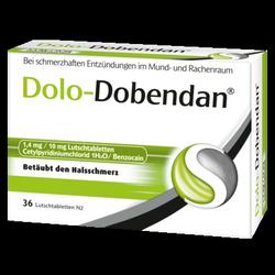 Produktbild von DOLO-DOBENDAN 1,4 mg/10 mg Lutschtabletten 36 St