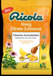Produktbild von RICOLA m.Z.Beutel Echinacea Honig Zitrone Bonbons 75 g