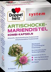 Produktbild von DOPPELHERZ Artischocke-Mariendistel system Weichk. 60 St