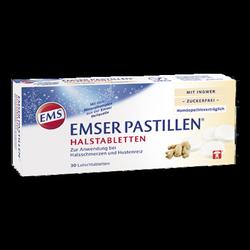 Produktbild von EMSER Pastillen Halstabletten m.Ingwer zuckerfrei 30 St