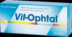 Produktbild von VIT OPHTAL mit 10 mg Lutein Tabletten 90 St