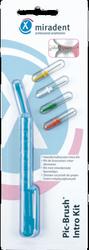 Produktbild von MIRADENT Interd.Pic-Brush Intro Kit 1H+4B.tra.blau 1 St