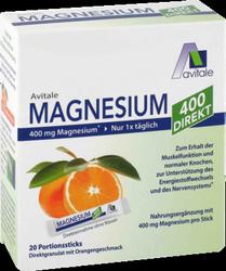 Produktbild von MAGNESIUM 400 direkt Orange Portionssticks 20X2.1 g