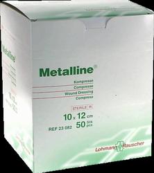 Produktbild von METALLINE Kompressen 10x12 cm steril 50 St