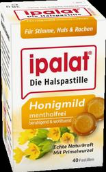 Produktbild von IPALAT Halspastillen honigmild o.Menthol zuckerfr. 40 St