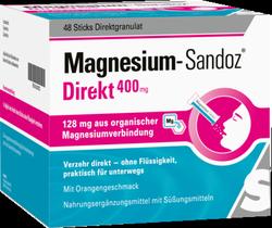 Produktbild von MAGNESIUM SANDOZ Direkt 400 mg Sticks 48 St